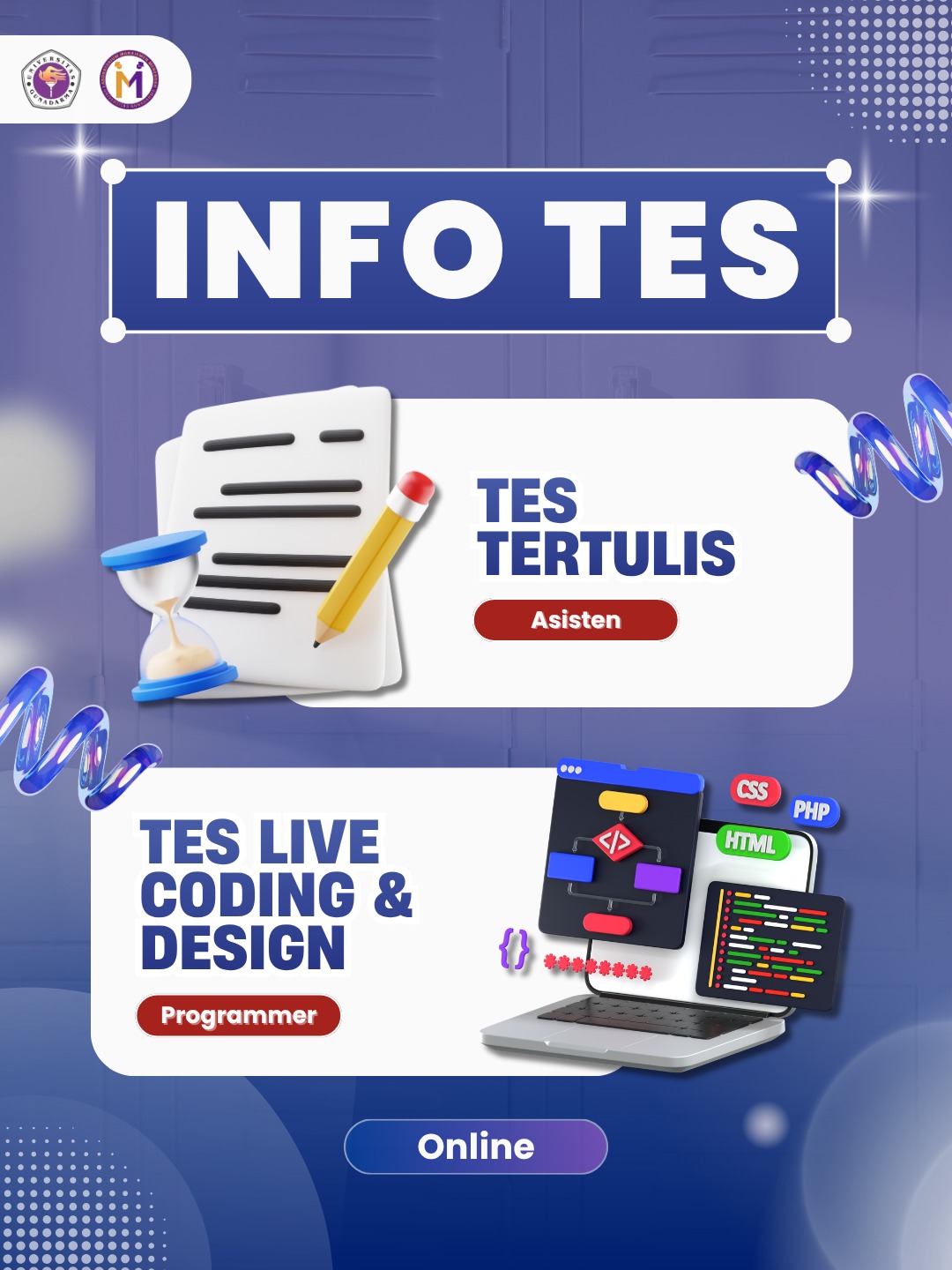 🚨 𝐈𝐍𝐅𝐎 𝐓𝐄𝐒 𝐂𝐀𝐋𝐎𝐍 𝐀𝐒𝐈𝐒𝐓𝐄𝐍 & 𝐏𝐑𝐎𝐆𝐑𝐀𝐌𝐌𝐄𝐑 𝐋𝐀𝐁𝐌𝐀𝐌𝐄𝐍 𝟐𝟎𝟐𝟔 🚨